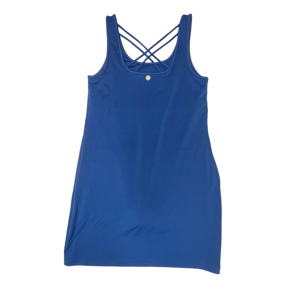 Talbots Royal Blue Sleeveless Performance Tank Skort Dress Women's Large